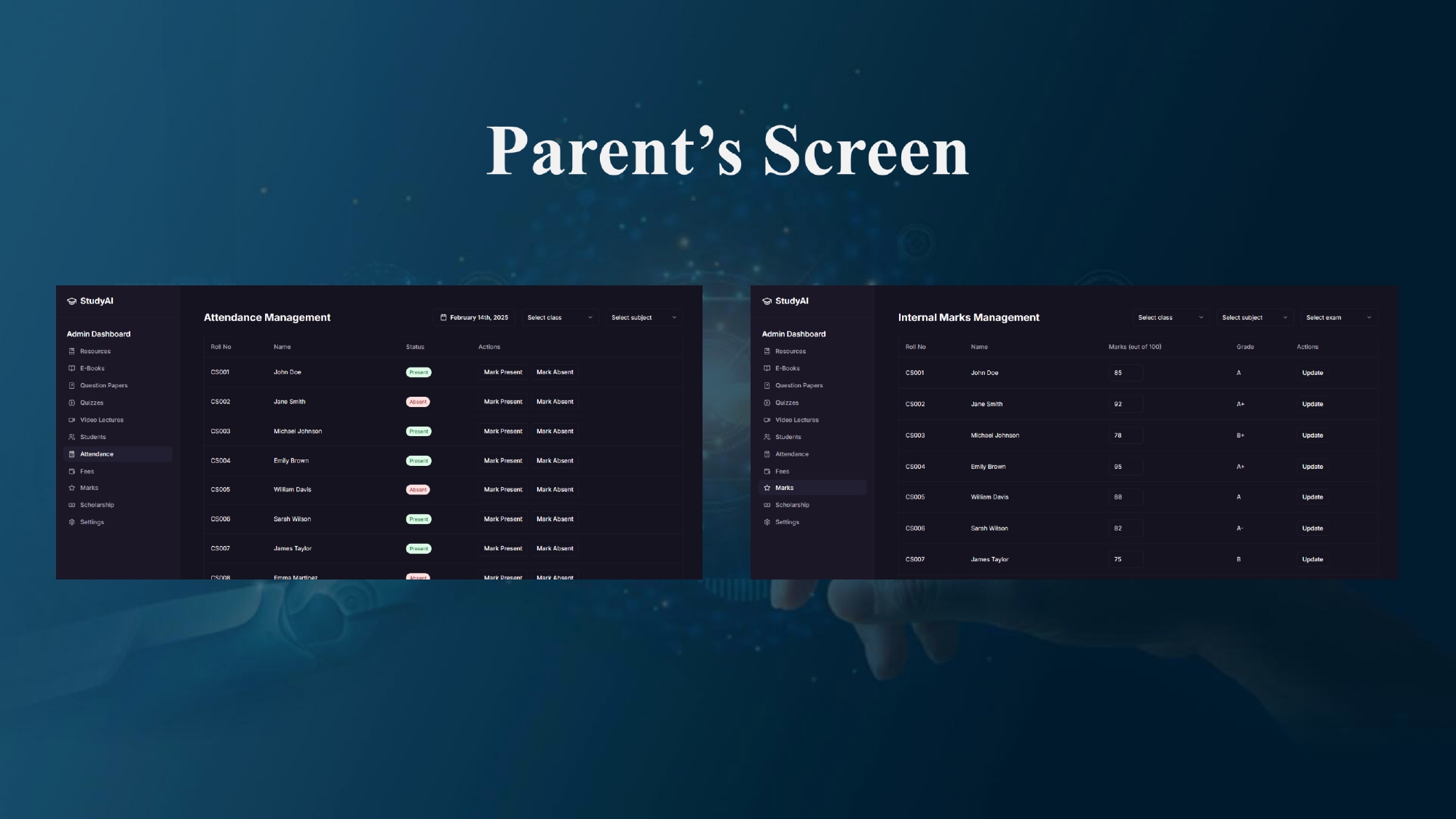 HippocampX - Parent Dashboard